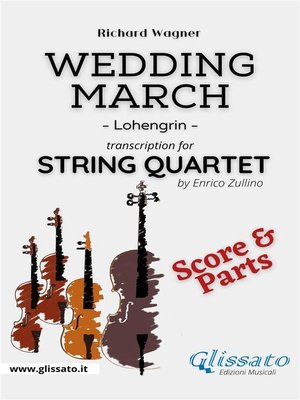 cover image of Wedding March (Wagner)--String Quartet (score & parts)